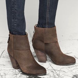 Rag & Bone Brown Leather Classic Newbury Boots
